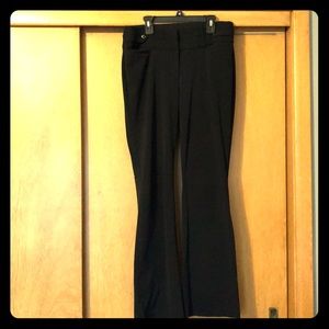 Bootcut black slacks